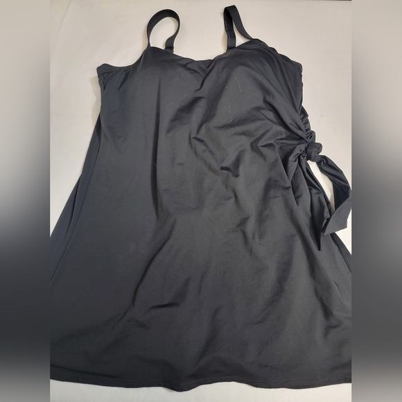 Women’s Chlorine Resistant Sweetheart Swim Dress One-piece Adjustable Straps - Picture 13 of 13